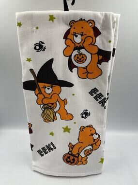 Care Bears Halloween Costumes 2 pack 18x28 Halloween “Eek” Hand Towels NWT